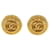 Orecchini a clip vintage Coco Mark di Chanel D'oro  - vista 1