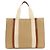 Chloé braune Canvas-Tote-Tasche - Ansicht 2