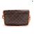 Gibeciere Borsa Messenger Gibecière Louis Vuitton in Tela Monogram MM Marrone - vista 2