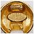 Vintage Chanel goldplattierte Matelassé Clip-Ohrringe Golden - Ansicht 15