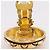 Vintage Chanel goldplattierte Matelassé Clip-Ohrringe Golden - Ansicht 7