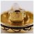 Vintage Chanel goldplattierte Matelassé Clip-Ohrringe Golden - Ansicht 9