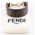Zucca Fendi Mini Strap You in pelle di vitello marrone - vista 13