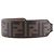 Zucca Fendi Mini Strap You in pelle di vitello marrone - vista 2