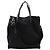 Tote Borsa a spalla 2 in 1 Prada in nylon nero