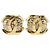 Vintage Chanel Coco Mark Clip Ohrringe Golden