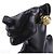 Vintage Chanel Coco Mark Clip Ohrringe Golden - Ansicht 2