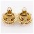 Vintage Chanel Coco Mark Clip Ohrringe Golden - Ansicht 4