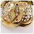 Vintage Chanel Coco Mark Clip Ohrringe Golden - Ansicht 6