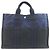 Borsa Foul Tou MM di Hermès Nero Blu navy