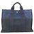 Borsa Foul Tou MM di Hermès Nero Blu navy - vista 2
