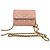 CHANEL Pre-Owned 2021 Mini Clutch de Cuir de Cordero Pearl Crush con Cadena Rosa - vista 2