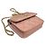 CHANEL Pre-Owned 2021 Mini Clutch de Cuir de Cordero Pearl Crush con Cadena Rosa - vista 7
