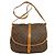 Borsa a Spalla Saumur 35 Louis Vuitton Monogramma - vista 2