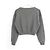 Alaïa Cardigã Escultural de Cashmere Corto Alaia Cinza - vista 5