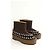 Autre Marque Brown suede boots - view 3