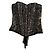 Autre Marque Cadolle Paris - Top oder Korsett Maison Cadolle Paris - Schwarze Spitze und Puder T. S Beige