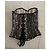 Autre Marque Cadolle Paris - Top oder Korsett Maison Cadolle Paris - Schwarze Spitze und Puder T. S Beige - Ansicht 4