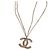 Collana Chanel a Doppia Catena Oro D'oro