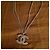 Collana Chanel a Doppia Catena Oro D'oro - vista 2