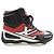 Baskets de course LV Footprint de Louis Vuitton Noir Blanc Rouge