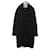 Hermès Hermes Wool Blend Duffle Coat Black Rayon