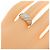 Autre Marque Pola 750 Platin Diamantring Silber - Ansicht 5