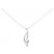 Autre Marque Platin-Diamant-Halskette Silber