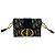 Mini borsa a spalla in tela e pelle obliqua 30 Montaigne Christian Dior Blu Blu navy - vista 2