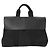 Hermès HERMES Valparaiso MM Borsa a mano in tela chevron nera Nero