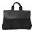 Hermès HERMES Valparaiso MM Borsa a mano in tela chevron nera Nero - vista 2