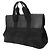 Hermès HERMES Valparaiso MM Borsa a mano in tela chevron nera Nero - vista 3