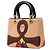 Dior Marrone Medio Tela Perlata e Ricamata Tarot Giudizio Lady Dior Beige - vista 2
