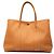 Borsa Garden Party 36 in Negonda marrone Hermès Caramello