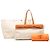 Hermès Brown Toile Herbag Cabas MM Braun - Ansicht 9