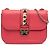 Valentino Piccola Borsa Crossbody Glam Lock Rockstud Rosa