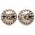 Orecchini a clip in argento placcato CC di Chanel