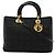 Borsa Lady Cannage di Christian Dior Nero