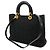Borsa Lady Cannage di Christian Dior Nero - vista 3