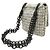Borsa a spalla in tweed Camelia di Chanel Marrone Nero Multicolore - vista 3