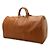 Borsa Boston Keepall 55 in pelle Epi Louis Vuitton Marrone D'oro - vista 3