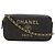 Cartera de cadena y bolso de hombro Chanel Deauville Dorado Azul marino - vista 2