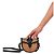 Bolso cruzado mini con hebilla Nova check de Burberry Negro Beige