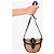 Bolso cruzado mini con hebilla Nova check de Burberry Negro Beige - vista 2