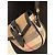 Bolso cruzado mini con hebilla Nova check de Burberry Negro Beige - vista 9
