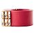 Bracciale in pelle Saffiano cristallo Prada Rosso - vista 6