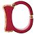 Bracciale in pelle Saffiano cristallo Prada Rosso - vista 7