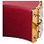Bracciale in pelle Saffiano cristallo Prada Rosso - vista 9