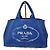 Prada Denim Canvas Handtasche Blau