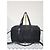PRADA Borsa Boston Tessuto Nera a Due Vie Nero - vista 2